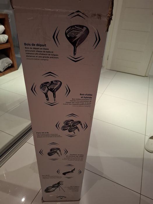 Torba na kije golfowe, rączka na ramię