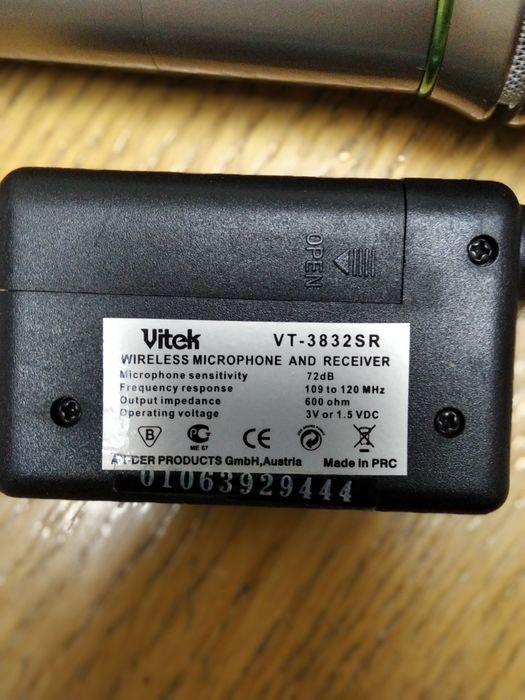 Мікрофон Вітек 3832