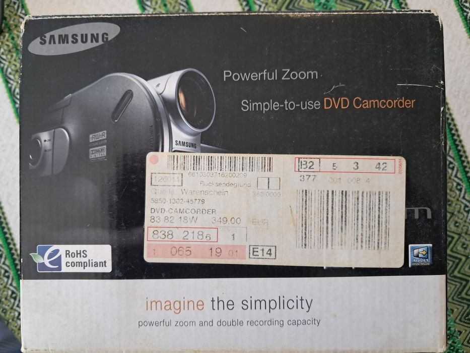 Цифрова відеокамера Самсунг Samsung