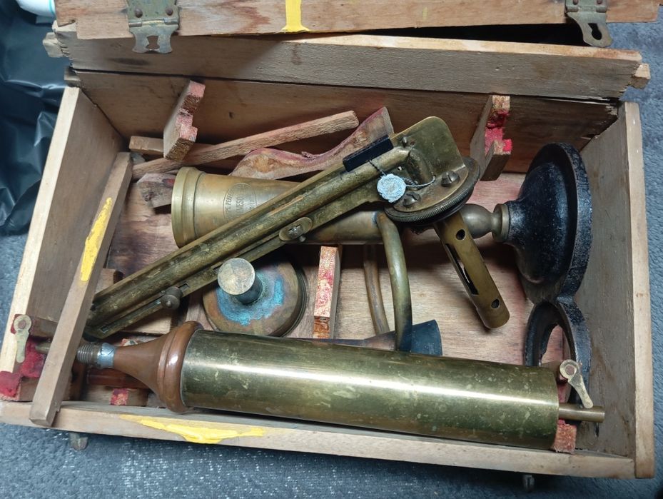 Ebulliscopio antigo de álcool