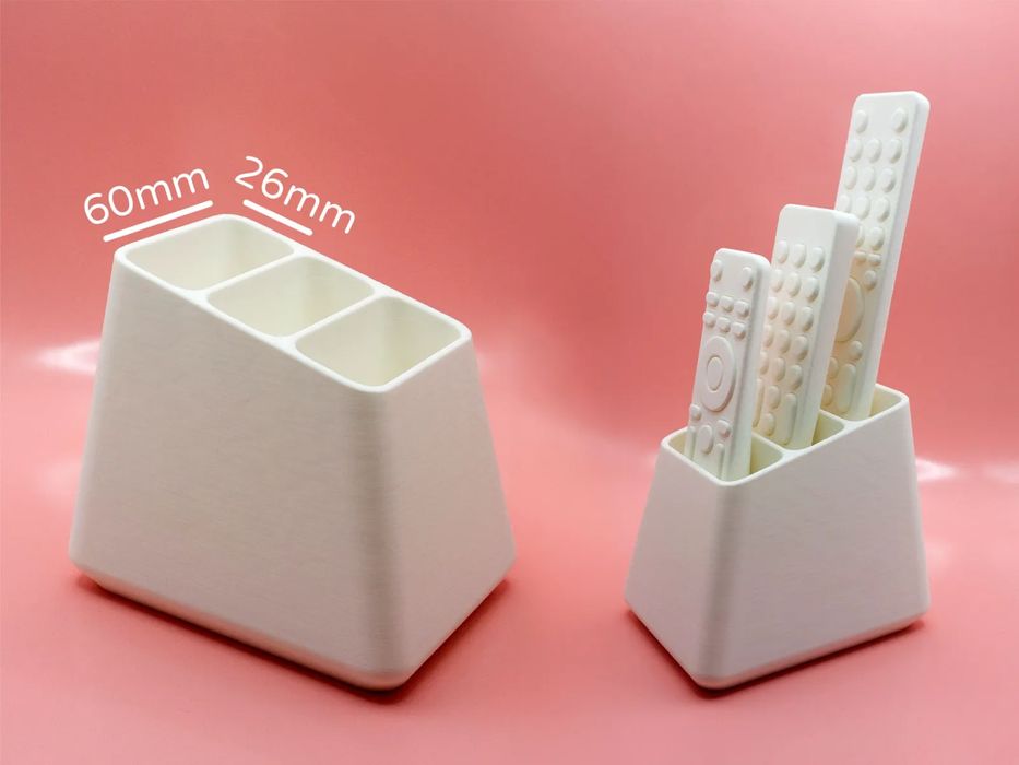 Suporte Triplo para Comandos e Telemóveis