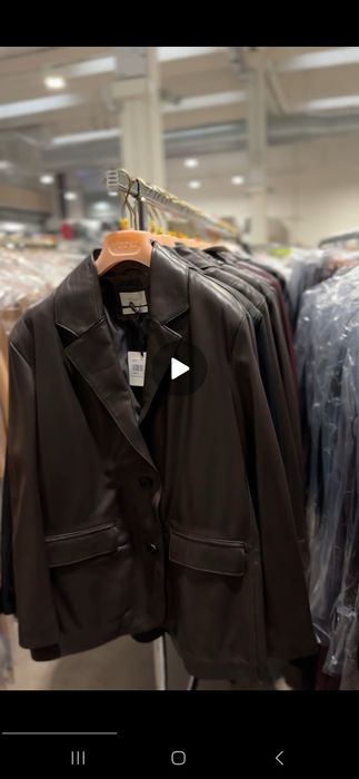 Кожаный пиджак Vocolo