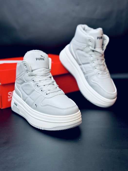 Размер 36-40 Кожаные зимние кроссовки Ботинки Пума Puma Зимние кроссовки Пума! Скидка до сезона! Успей купить по скидке! Пума