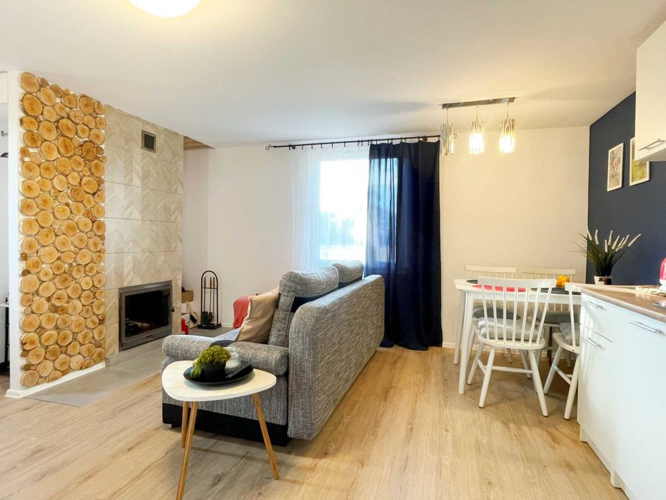 Domek z kominkiem i sauną w Leśnej Polanie- wolne Święta