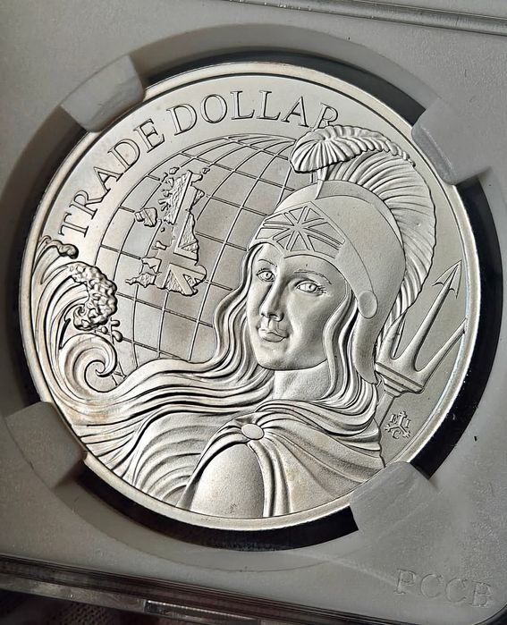 Торговий доллар 1$ 2022р. СРІБЛО. Острів Святої Єлени. 1oz.
