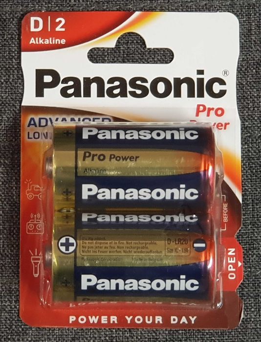Bateria baterie alkaiczne Panasonic Pro Power LR20 R20 20 szt.