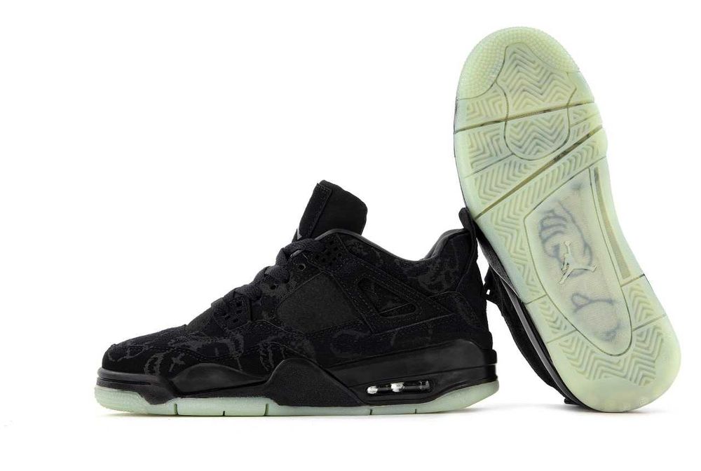 Кросівки Nike Jordan Retro 4 Kaws  Найк Джордан 4. Термо Зима Осінь