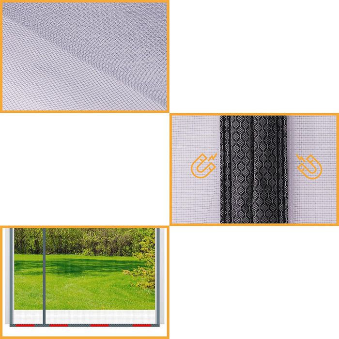 Moskitiera magnetyczna na drzwi 85x215 cm