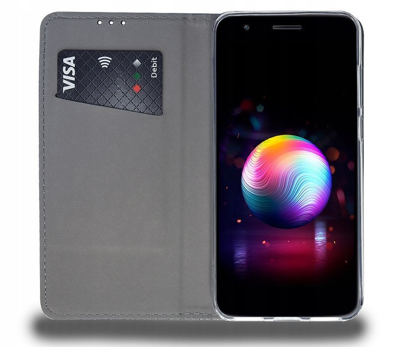 Etui Z Klapką Telforceone Do Motorola Moto G7 Power Czarny