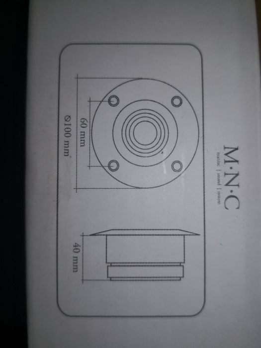 Par de M.N.C. Bullet Tweeter  - Reservado200 W 8 Ohm code 33512