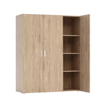 Roupeiro 3 portas de bater carvalho 155x53x191cm One