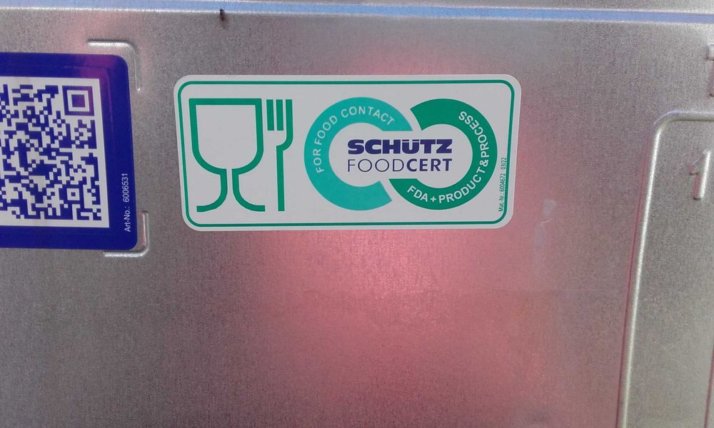 Paletopojemnik ibc schutz zbiornik mauzer 1000l
