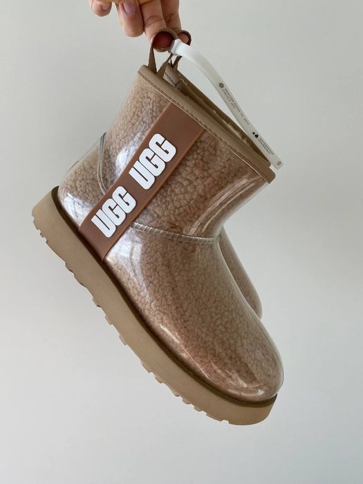 р36-39 Жіночі уггі Ugg Classic Clear Mini Boot  Black Blue Beige