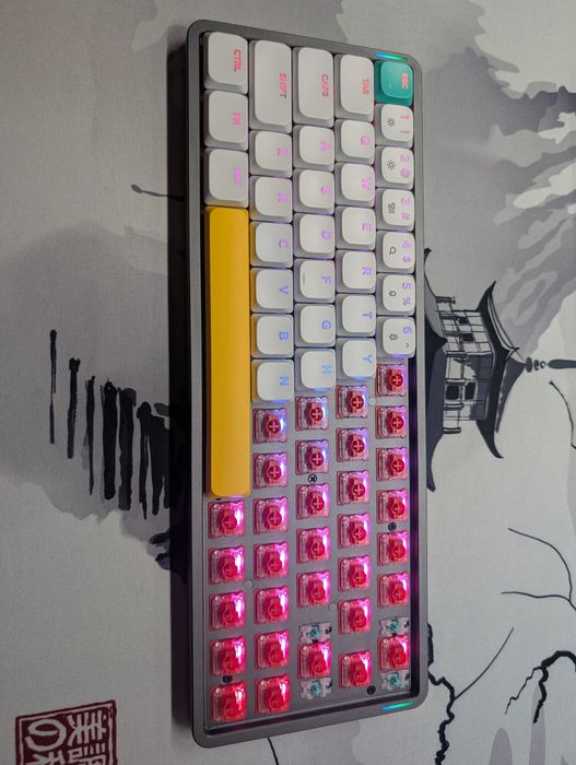 NuPhy Air 2 60% + Shine-through ABS Keycaps + Cowberry Switches