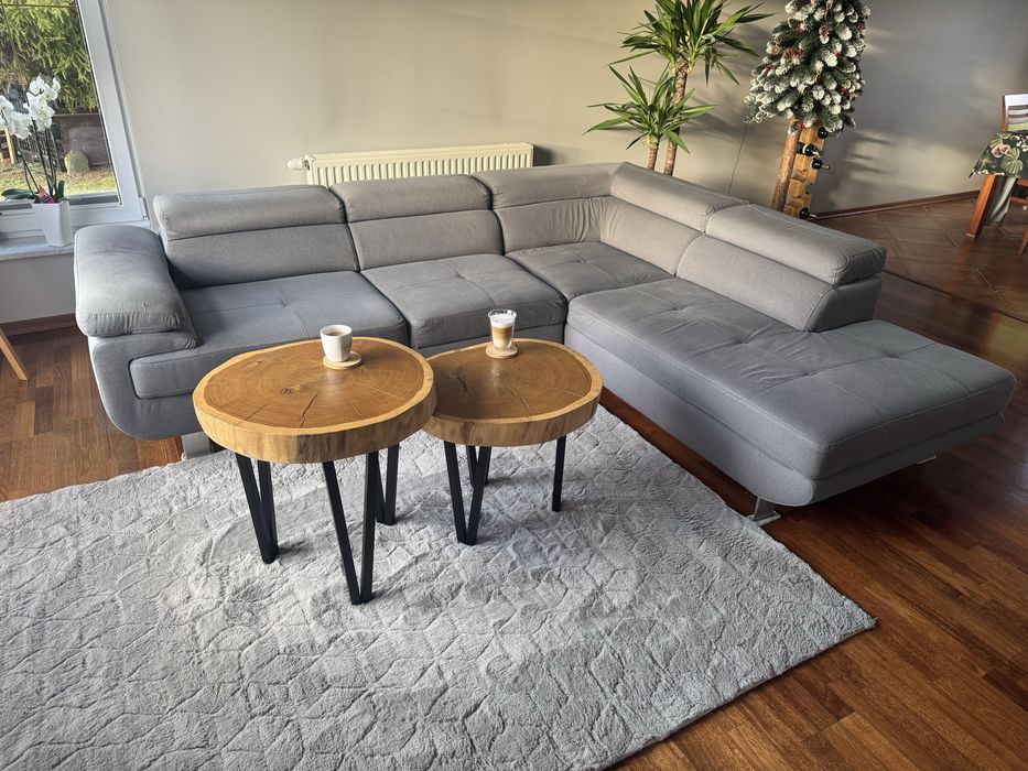 Narożnik z funkcja spania