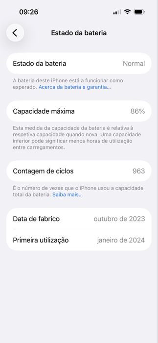 Iphone 15 preto 128gb