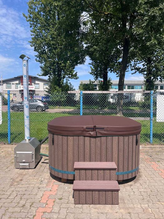 BALIA od Ręki Wkład Akryl AQUANEXTO 202cm x 202cm Bania Jacuzzi Piec Zewnętrzny