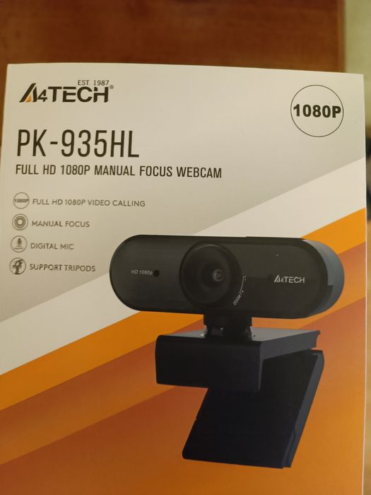 Веб-камера A4tech PK-935HL 1080P Black
