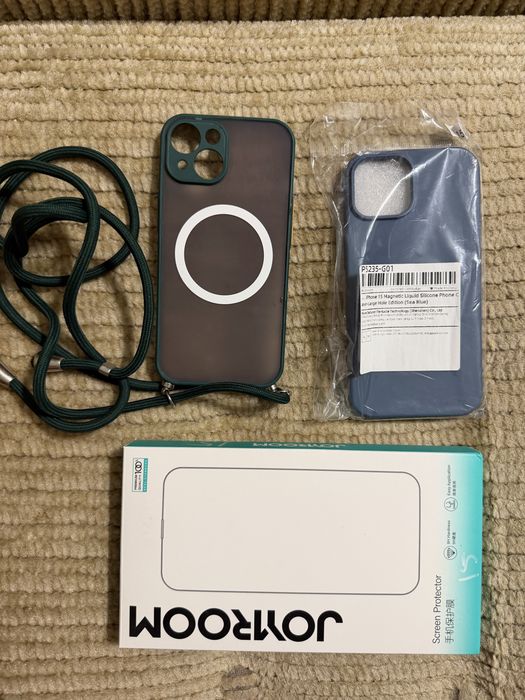 Захисне скло, чохол до Iphone 15