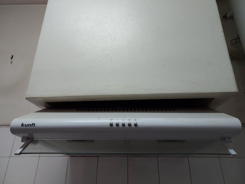 Exaustor branco usado funcional