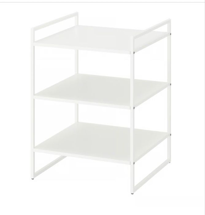 Ikea Jonaxel regał biały 50x50 cm metalowy
