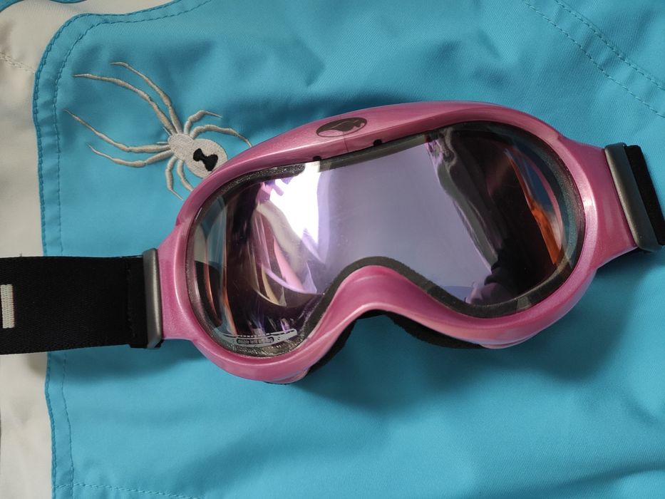 Окуляри лижні або сноуборд дитячі рожеві
