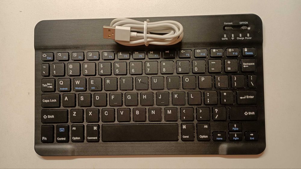 teclado bluetooth recarregavel novo