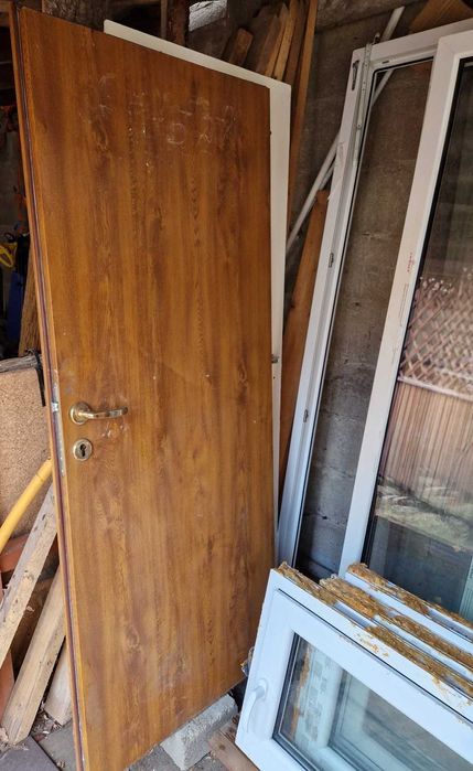 Drzwi Zewnętrzne Stalowe JUWENT 200x85 | Złoty Dąb | Antywłamaniowe