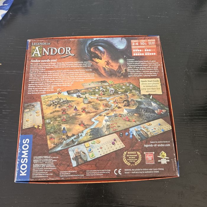 Legends of Andor (English Edition) - Jogo de Tabuleiro Cooperativo