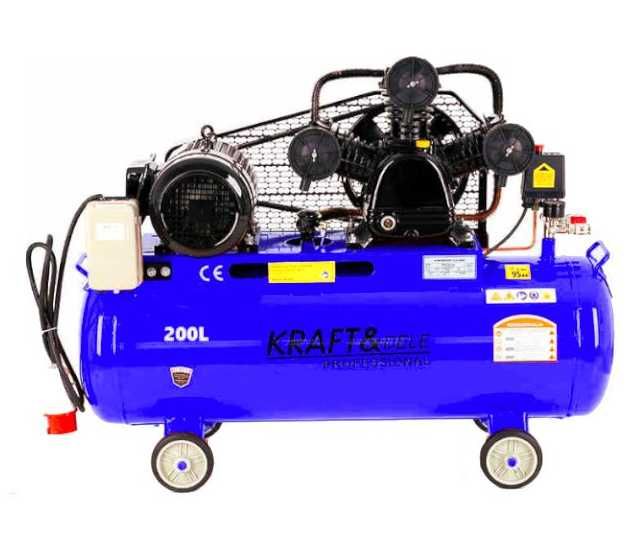 Kompresor sprężarka Olejowy 430L/min 200L 3 Tłoki 400V KD4064