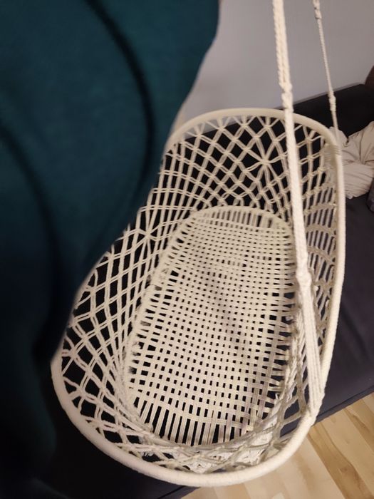 Wiszący kosz mojżesza makrama kołyska