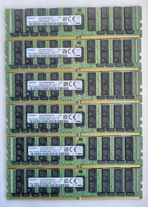 Серверная память 64Gb DDR4 PC4-2666V ECC REG LRDIMM