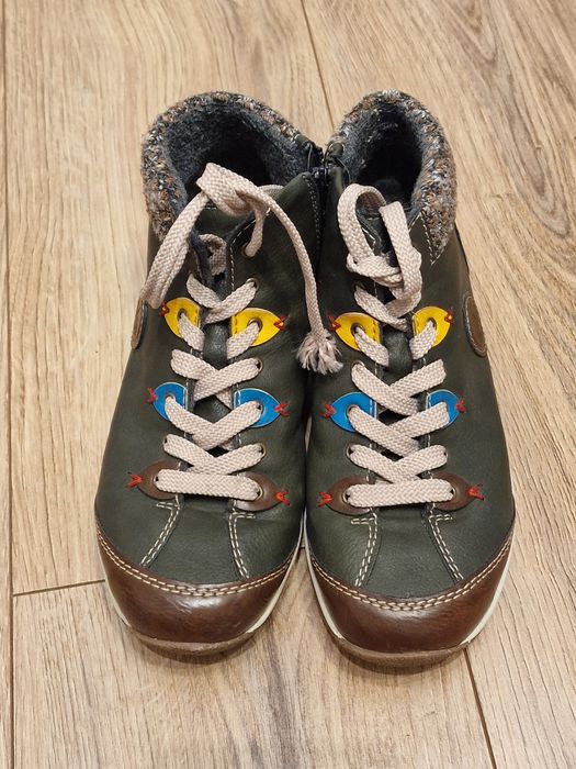 Botki sneakersy damskie Rieker Antistress  38