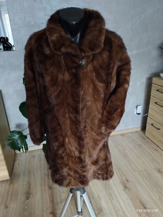 Futro naturalne z norki .