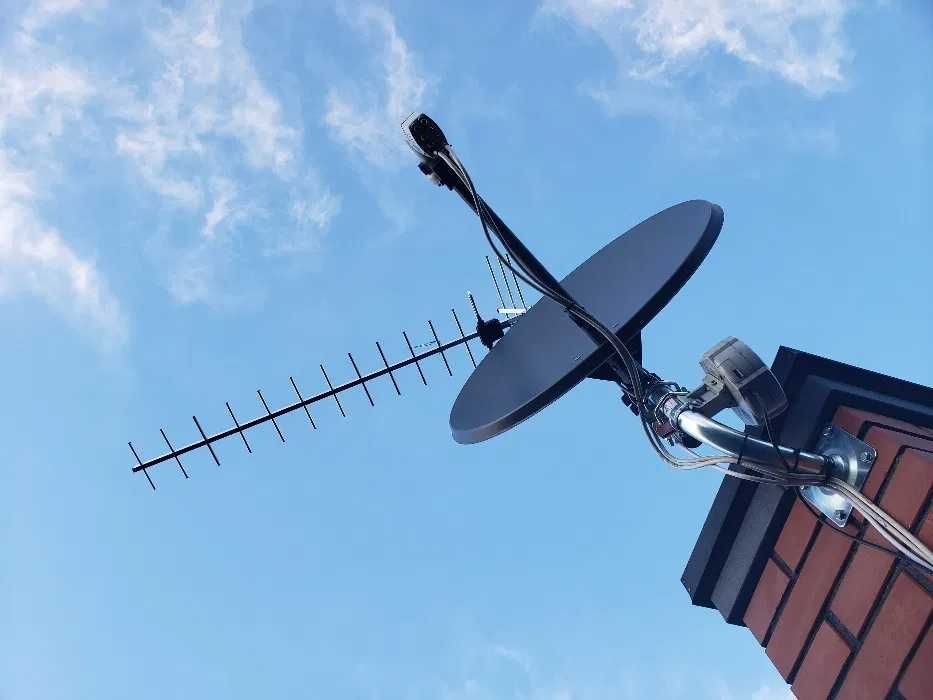 Antena satelitarna CP  Ustawianie Montaż Anten TV-SAT antena DVB T2 HE