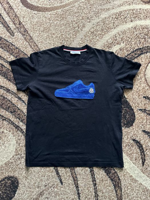 Футболка Moncler x Nike air force 1 drill opium t-shirt sk8 swag y2k