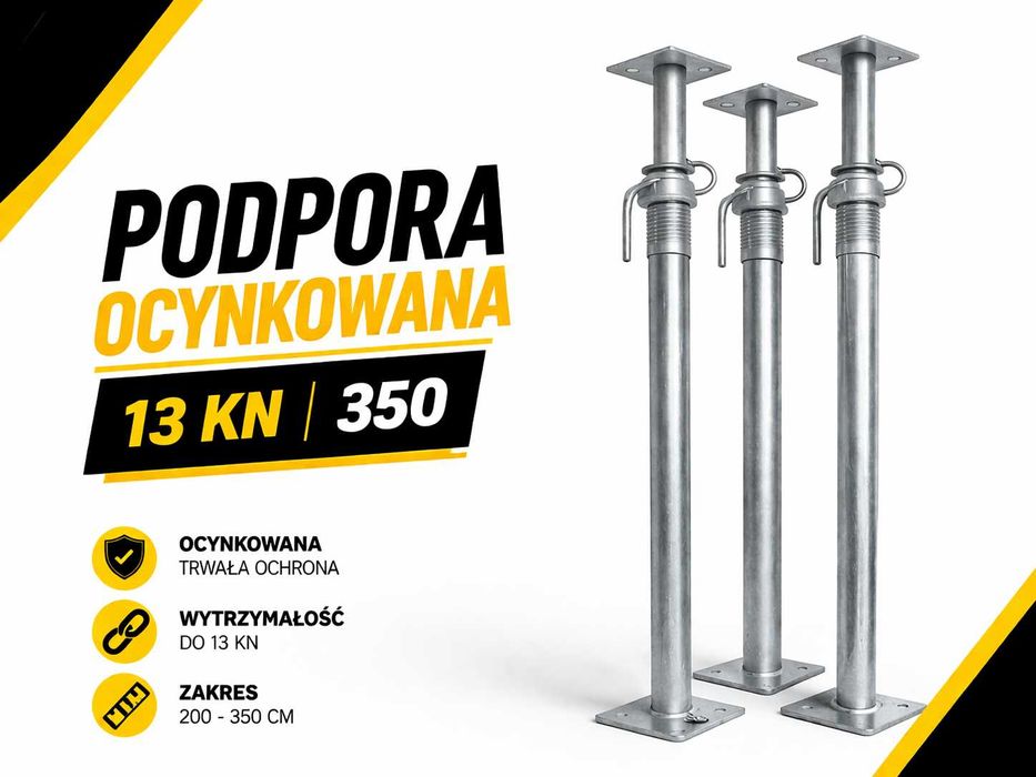 Podpora ocynkowana 13 KN 350 nowa stropowa stempel budowlany OKAZJA