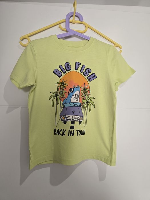 Bluzka T-shirt ze Smyka Cool Club 116 cm.