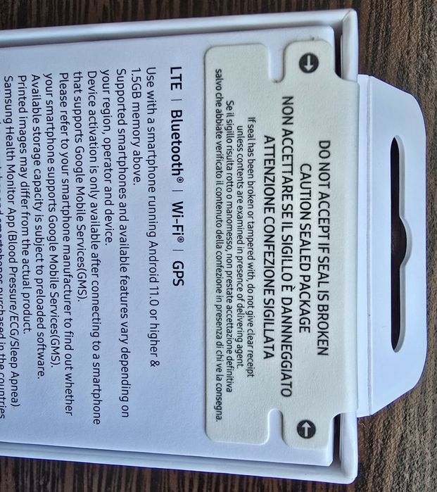 Samsung Galaxy Watch7 44mm LTE srebrny nowy