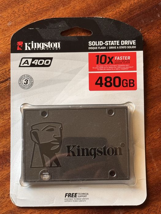 SSD Kingston A400 480GB — Новий, запечатаний + Чек