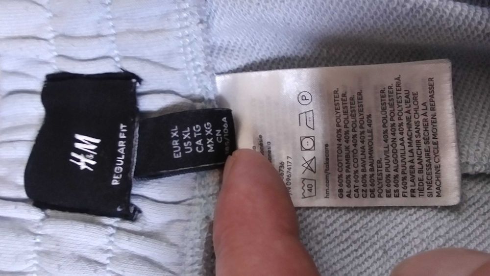 Męskie spodenki H&M roz.XL