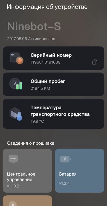 Оригінальний гіроскутер Ninebot-S