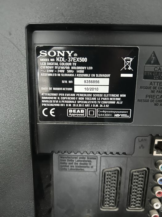 Sprzedam TV Sony Bravia