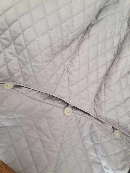 Wiosenna damska pikowana kurtka z kapturem, K&M,r. 42