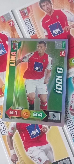 6 cartas Adrenalyn 2010-11 Braga