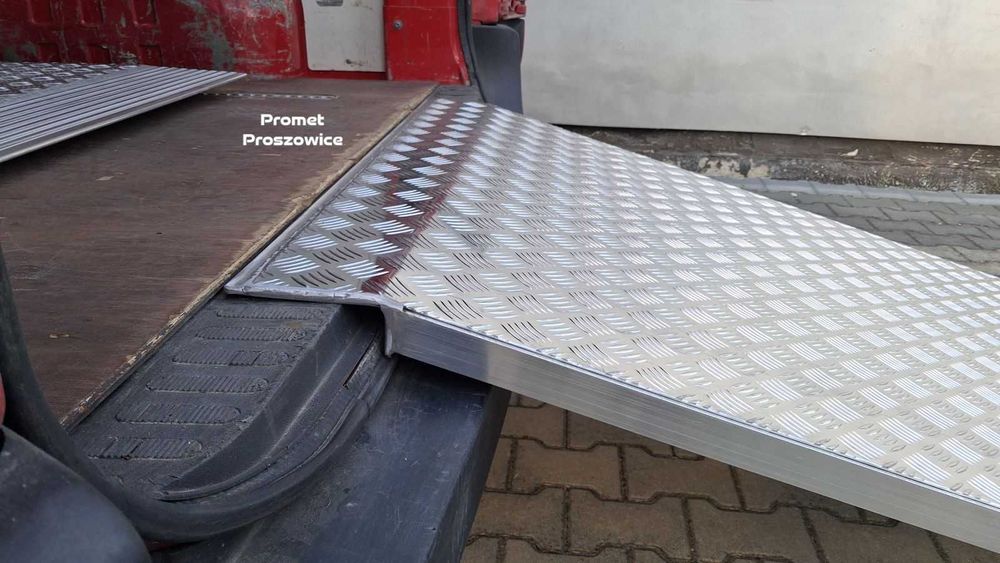 Rampa Aluminiowa 225cm x 100cm mocna - Najazd Podjazd Platforma