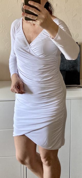 Biała sukienka Missguided rozm. 34/36