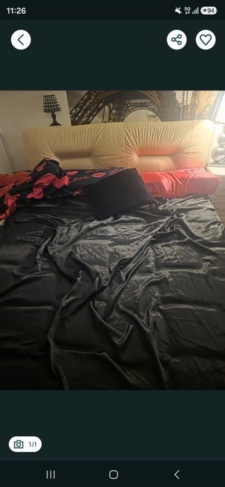 Vendo cama 160x200 pele beje já desmontada
