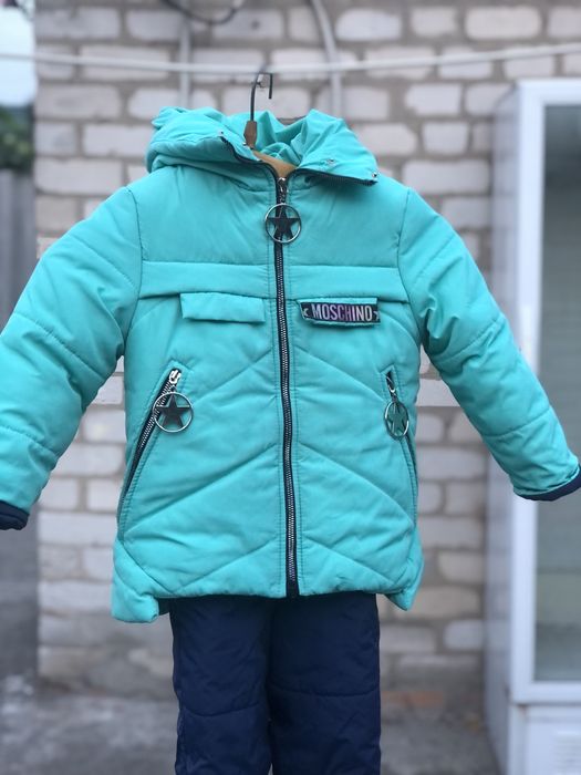 Зимовий дитячий комбінезон на дівчинку