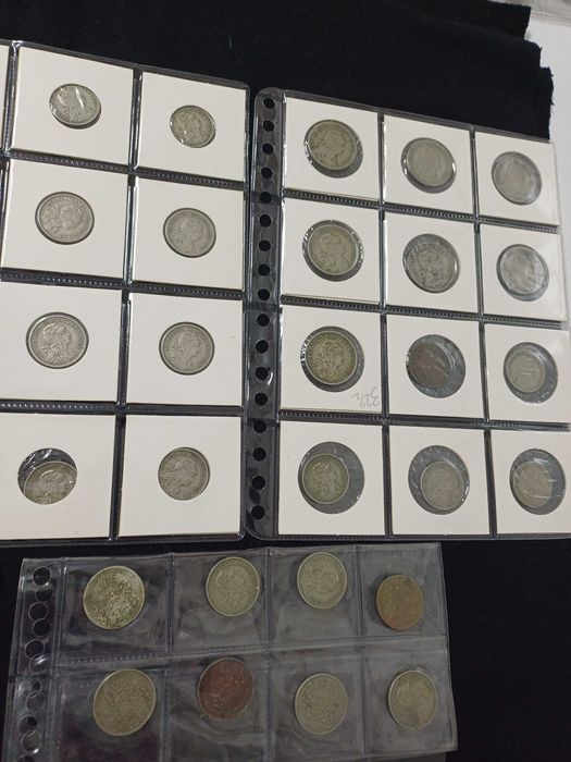 Moedas Portuguesas de Alpaca de 50 cêntimos e 1.00 escudo 48 unidades